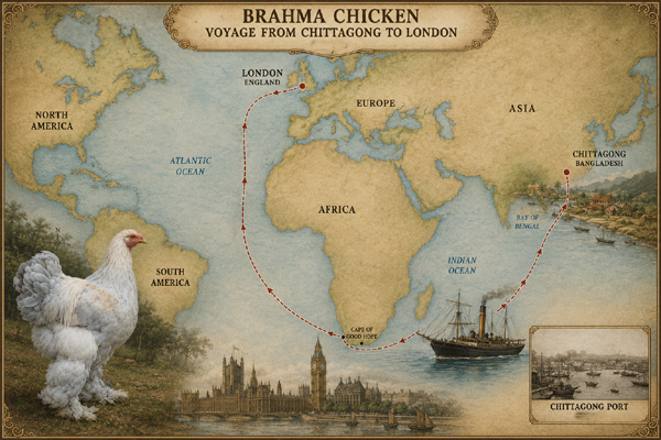 The Brahma: The Giant Chicken Whose Story Leads Back to Chittagong