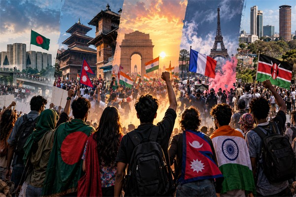 বিশ্ব জুড়ে  জেন জির উত্থান: সংবাদমাধ্যমের দায়