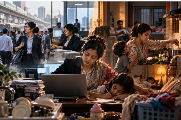 নারীর অদৃশ্য শ্রম: সুপার উইম্যানের মিথ