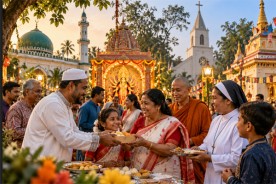 বৈচিত্র্যের মাঝে সহাবস্থান: ধর্মীয় উৎসবে আন্তঃধর্মীয় সৌহার্দ্য